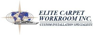 ELITE CARPET WORKROOM INC. CUSTOM INSTALLATION SPECIALISTS logo