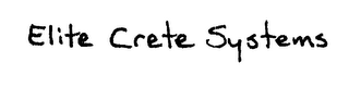 ELITE CRETE SYSTEMS logo