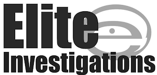 ELITE E INVESTIGATIONS logo