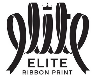 ELITE ELITE RIBBON PRINT logo