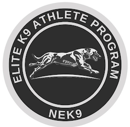 ELITE K9 ATHLETE PROGRAM NEK9 logo
