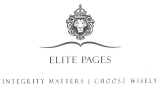 ELITE PAGES INTEGRITY MATTERS CHOOSE WISELY logo