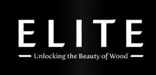 ELITE UNLOCKING THE BEAUTY OF WOOD logo