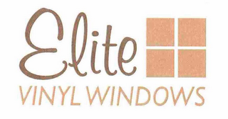 ELITE VINYL WINDOWS logo