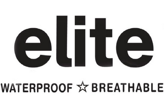 ELITE WATERPROOF BREATHABLE logo