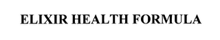 ELIXIR HEALTH FORMULA logo