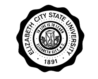 ELIZABETH CITY STATE UNIVERSITY 1891 TO LIVE IS TO LEARN ELIZABETH CITY, N.C. logo