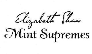 ELIZABETH SHAW MINT SUPREMES logo