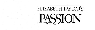 ELIZABETH TAYLOR'S PASSION logo