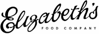 ELIZABETH'S FOOD COMPANY logo