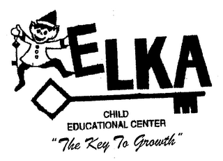 ELKA CHILD EDUCATIONAL CENTER "THE KEY TO GROWTH" logo