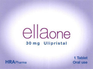 ELLAONE 30 MG ULIPRISTAL HRAPHARMA 1 TABLET ORAL USE logo
