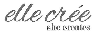 ELLE CRÉE SHE CREATES logo