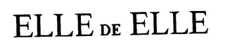 ELLE DE ELLE logo