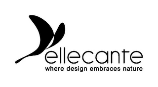 ELLECANTE WHERE DESIGN EMBRACES NATURE logo