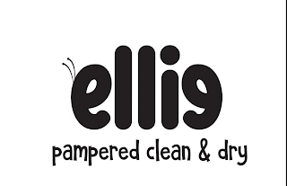 ELLIE PAMPERED CLEAN & DRY logo