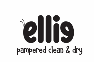 ELLIE PAMPERED CLEAN & DRY logo