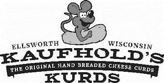 ELLSWORTH WISCONSIN KAUFHOLD'S THE ORIGINAL HAND BREADED CHEESE CURDS KURDS logo