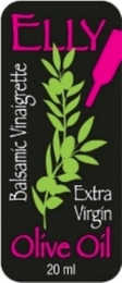 ELLY OLIVE OIL, EXTRA VIRGIN, 20ML, BALSAMIC VINAIGRETTE logo
