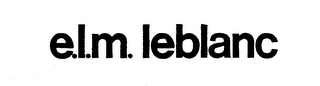 E.L.M. LEBLANC logo