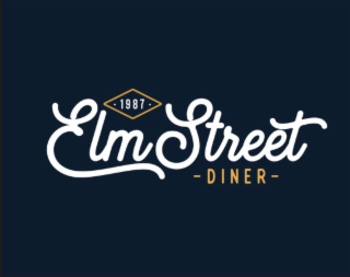 ELM STREET DINER 1987 logo