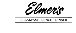ELMER'S BREAKFAST LUNCH DINNER logo