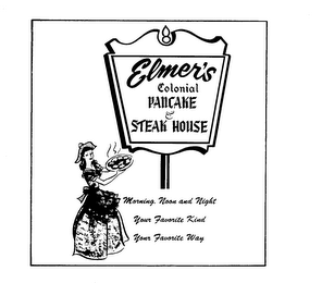ELMERS COLONIAL PANCAKE & STEAK HOUSE logo