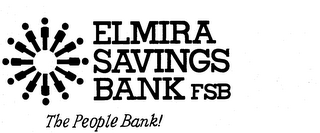 ELMIRA SAVINGS BANK FSB THE PEOPLE BANK! logo