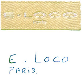 E.LOCO PARIS logo