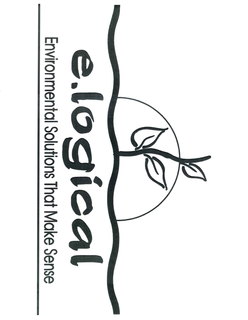 E.LOGICAL ENVIRONMENTAL SOLUTIONS THAT MAKE SENSE logo