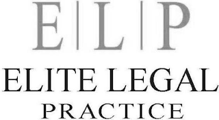 ELP ELITE LEGAL PRACTICE logo