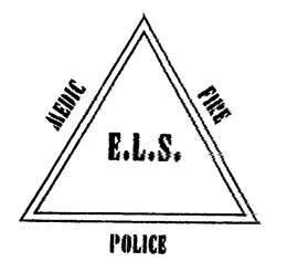 E.L.S.  MEDIC FIRE POLICE logo