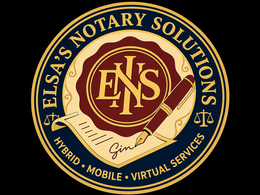 ELSA'S NOTARY SOLUTIONS ENS HYBRID · MOBILE · VIRTUAL SERVICES logo