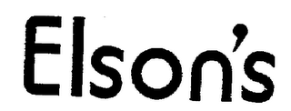 ELSON'S logo
