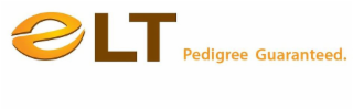 ELT PEDIGREE GUARANTEED. logo