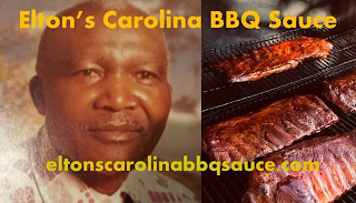ELTON'S CAROLINA BBQ SAUCE ELTONSCAROLINABBQSAUCE.COM logo