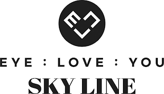 ELU EYE : LOVE : YOU SKY LINE logo