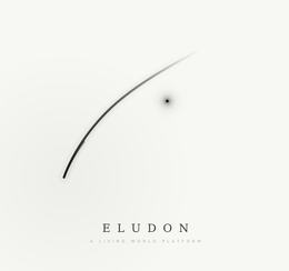 ELUDON A LIVING WORLD PLATFORM logo