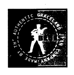 ELVIS BLUES MADE BY THE AUTHENTIC GRACELAND JEAN COMPANY logo
