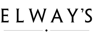 ELWAY'S logo