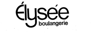 ELYSEE BOULANGERIE logo