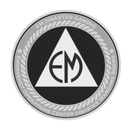 EM DISASTER GAMING EMERGENCY OPERATIONS CENTER DISASTER WARGAME SERIES logo