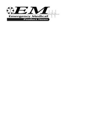 EM EMERGENCY MEDICAL PRODUCT NEWS logo