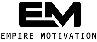 EM EMPIRE MOTIVATION logo
