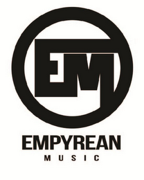EM EMPYREAN MUSIC logo