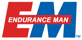 EM ENDURANCE MAN logo