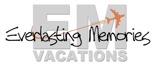 EM EVERLASTING MEMORIES VACATIONS logo