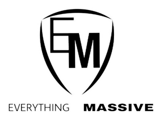 EM EVERYTHING MASSIVE logo