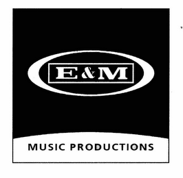 E&M MUSIC PRODUCTIONS logo