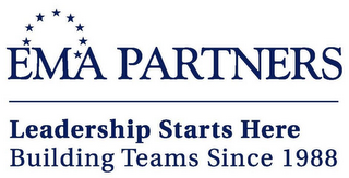 EMA PARTNERS LEADERSHIP STARTS HERE BUILDING TEAMS SINCE 1988 logo